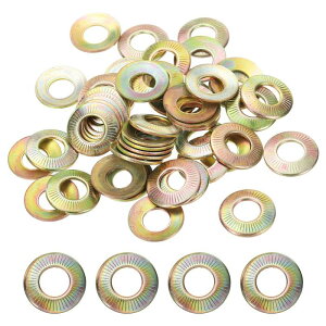 PATIKIL M10x22x1.5mm �t���b�g���b�V���[ 50�� 65Mn�|�x���r���X�v�����O�f�B�X�N���b�V���[ �~���` �˂��ꃁ�g���b�N�K�X�P�b�g �����ԎY�ƌ��ݗp�i�C�G���[�W���N���b�L�j