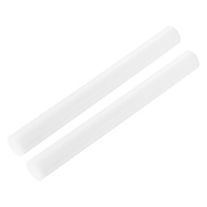 uxcell A B S �v���X�`�b�N���b�h�ۃ\���b�h�o�[30mm x 300mm �z���C�g DIY���f���f�� ���z�͌^���� DIY�T���h�e�[�u�� 2����