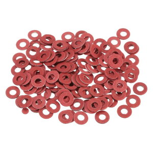 uxcell 220��M3�t�@�C�o�[�t���b�g���b�V���[ �≏�v�� �[�����b�V���[3 mm���a6mm�O�a0.5mm�����ԍ|���K�X�P�b�g �@�B�p�t�@�X�i�[�z�ǈ�ʏC��