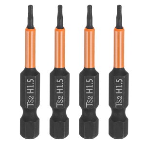 uxcell 4 H1.5 wbNXwbh hrbg ` 1.5mm gbN tbg[ 1/4" wbNXVN 50mm (2")  }Olbg _ ZpXN[hCo[\Pbg YƗpXN