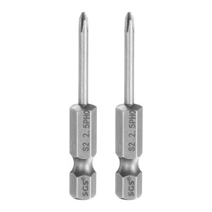 uxcell 2pcs #0 �t�B�� �b�v�X �X�N�����[�h���C�o�[�r�b�g PH0 1/4 �w�b�N�X�V�����N 2 (50mm) ���� 0.1 ���b�h �}�O�l�e�B�b�N �N���X�w�b�h �h�����r�b�g S2 �X�`�[�� �C���_�X�g���A�� �X�N�����[