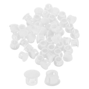 uxcell 70�� �v���X�`�b�N�z�[���v���O 8mm�i5/16�C���`�j�t���b�V���^�C�v�p�l���v���O �Ƌ�p�G���h�L���b�v�p�l���p���E���h�X�i�b�v�m�b�N�A�E�g���b�N�v���O �z���C�g