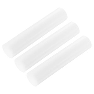 uxcell A B S �v���X�`�b�N���b�h�ۃ\���b�h�o�[40mm x 200mm �z���C�g DIY���f���f�� ���z�͌^���� DIY�T���h�e�[�u�� 3����