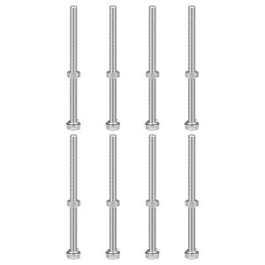 uxcell M8 x 130mm ZplW {g ibg  bNbV[Lbg 304XeXX`[S˂Zp{g 8Zbg