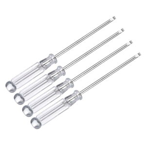 uxcell 4Zbg ~jXbghCo[3.0mm 120mm }CNvVWtbgwbhXN[hCo[ ~߃nht vዾdq@포^ƓdCp