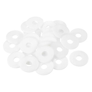 uxcell 25��M16�i�C�����t���b�g���b�V���[�v�� �[�����b�V���[16mm ID 50mm OD 3 mm���v���X�`�b�N���b�V���[�X�N�����[�{���g�K�[�f���֌��z�ǃ��b�V���[�C�� �z���C�g