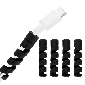 uxcell 24�� �[�d�P�[�u���v���e�N�^�[ �V���R�����t�� �L�V�u�������P�[�u���Z�[�o�[ ���C���[�R�[�h�I�[�K�i�C�U�[ ���b�v�A�N�Z�T���[ �g�ѓd�b �w�b�h�z�� �m�[�g�p�\�R�� �C���z�� �}�E