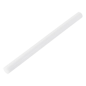 uxcell A B S �v���X�`�b�N���b�h�ۃ\���b�h�o�[20mm x 300mm �z���C�g DIY���f���f�� ���z�͌^���� DIY�T���h�e�[�u�� 1����p�b�N