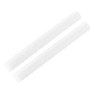 uxcell A B S �v���X�`�b�N���b�h�ۃ\���b�h�o�[20mm x 200mm �z���C�g DIY���f���f�� ���z�͌^���� DIY�T���h�e�[�u�� 2����