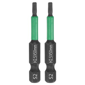uxcell 2pcs H2.5 tbgwbNXwbhXN[hCo[rbg 2.5mm gbN[ 1/4" wbNXVN 50mm (2")  }OleBbNZpXN[hrbg` _ S2|