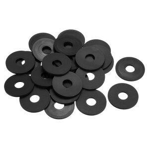 uxcell 25��M16�i�C�����t���b�g���b�V���[�v�� �[�����b�V���[16mm ID 45mm OD 3 mm���v���X�`�b�N���b�V���[�X�N�����[�{���g�K�[�f���֌��z�ǃ��b�V���[�C�� ��