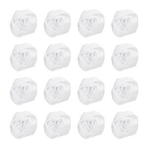 uxcell 16�̃��{���o���A2�C���`�̃����Y���y ���s���A�T�e�����{���t�����[���[�Y�ADIY�N���t�g�p�̐l�H�t�@ �u���b�N�t�����[�A�A�N�Z�T���[��E�F�f�B���O�M�t�g�f�R���[�V�����A�z