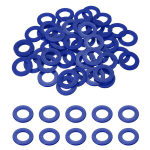 uxcell 50�� �i�C�����t���b�g���b�V���[20mm ID 36mm OD 3 mm���v�� �[�����b�V���[�O�����b�g�v���X�`�b�N�V�[�g�K�X�P�b�g�t�@�X�i�[�V�[�����O�X�y�[�T�[�K�X�P�b�g�����O�E�H�[�^�[�z�[�X��