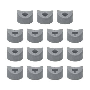uxcell 12�̃v���X�`�b�N���ۃ��b�V���[ 9mm x 25mm x 10mm �O���[ PE���^���b�V���[�X�y�[�T�[�n�[�h�E�F�A�}�V���t�@�X�i�[ �ۊǌŒ�p