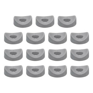 uxcell 12�̃v���X�`�b�N���ۃ��b�V���[ 8mm x 25mm x 5mm �O���[ PE���^���b�V���[�X�y�[�T�[�n�[�h�E�F�A�}�V���t�@�X�i�[ �ۊǌŒ�p