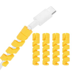 uxcell 24�� �[�d�P�[�u���v���e�N�^�[ �V���R�����t�� �L�V�u�������P�[�u���Z�[�o�[ ���C���[�R�[�h�I�[�K�i�C�U�[ ���b�v�A�N�Z�T���[ �g�ѓd�b �w�b�h�z�� �m�[�g�p�\�R�� �C���z�� �}�E