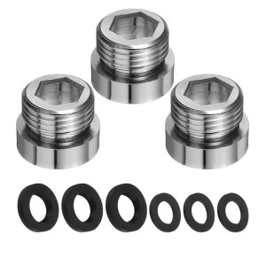 uxcell 3̎֌A_v^[Lbg X0.85"IX0.79"̃Lb`VNXeXX`[^bvGA[^[A_v^[Zbg K[fz[X EH[^[tB^[ Wz[X_Co[