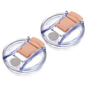 uxcell 2�Z�b�g �^���u ���[�J�b�v�p�W�����i 30oz�A���ڂ�h�~�W �X�g���[�J�b�v�W�A�R��h�~ �X�v���b�V���h�~�J�o�[�W �₽�����ݕ��p �s���N