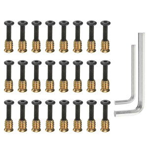 uxcell ؍ޗp24ZbgM6 x 25mmƋp˂݃CT[g M6 x 15mmCT[gibg{gt@Xi[RlN^ Zp\PbghCu}Egt SȐڍ