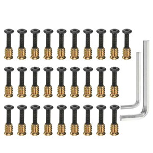 uxcell ؍ޗp28ZbgM6 x 25mmƋp˂݃CT[g M6 x 15mmCT[gibg{gt@Xi[RlN^ wbNX\PbghCu}Egt SȐڍ