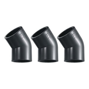 uxcell 3 45xG{[PVCpCvp 1-1/2" 2EFCƋO[hPVCR[i[RlN^[pG{[TChAEgbg ǔzǔrǐrhK[f