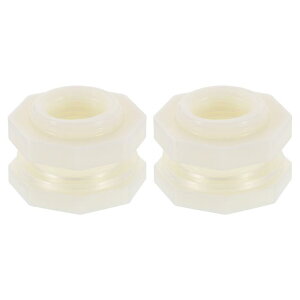 uxcell 2�� �o���N�w�b�h�t�B�b�e�B���O DN15 20mm ID �o���N�w�b�h�E�H�[�^�[�^���N�R�l�N�^�[ �K�[�f���z�[�X�A�_�v�^�[ �����p �z���C�g