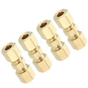 uxcell 4̈kǌp 1/4"^JkjIXg[gRlN^[A_v^[JbvO KXt̗Ap̃pCvCڑ Rh