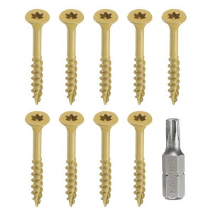 uxcell 50̃fbLplW #8 x 1-5/8" gNXOpؐlW KɋG|LVR[eBO OfbLp T25X^[hCurbgt fbL tFX @B Dp