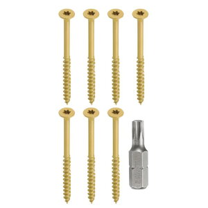 uxcell 25̃fbLplW #10 x 3-1/2" gNXOpؐlW KɋG|LVR[eBO OfbLp T25X^[hCurbgt fbL tFX @B Dp