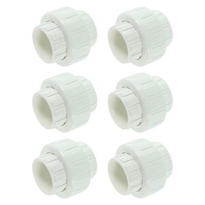 uxcell 6��1 UPVC���j�I���J�b�v�����O�p�C�v�p��i�\�P�b�g×�\�P�b�g�j UPVC���j�I���J�b�v�����O�A�_�v�^�[ �X�P�W���[��40 EPDM O�����O ��� �v�[���V�X�e�� �����z�ǃv���W�F�N�g�p�i�z���C