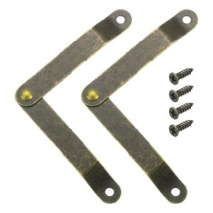 uxcell 2 4.69" x 0.39" ܂肽ݎT|[gWqW tgAbvWXe[qW 180x]^gqW lWt ؐP[X{bNXfBXvCgN`FXgp uY