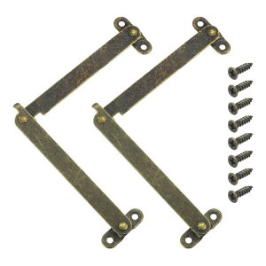 uxcell 2 7.36" x 0.35" ܂肽ݎT|[gWqW tgAbvWXe[qW 180x]^gqW lWt ؐP[X{bNXfBXvCgN`FXgp uY