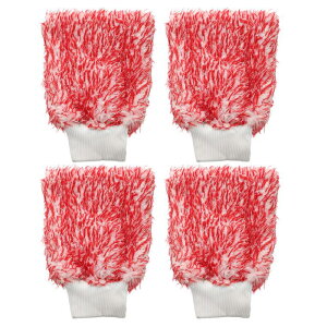 uxcell 4�� �}�C�N���t�@�C�o�[�J�[�E�H�b�V���~�b�g10" x 8" �X�N���b�`�t���[�E�H�b�V���O���[�u �z���� �������ʃv���b�V���N���[�j���O�h���C�~�b�g �J�[�E�H�b�V���z�[���N���[���p ���b