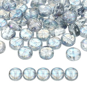 uxcell 60�̃K���X���^�[�r�[�Y 10mm�̃t���b�g�ȊۃA���t�@�x�b�g�r�[�Yt�C�j�V�������^�[�X�y�[�T�[�r�[�Y �u���[