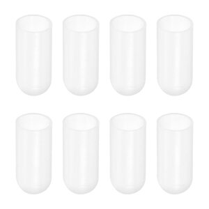 uxcell 8�̃V���R���G���h�L���b�v�A21mm�i27/32�C���`�jID 38mm�i1-1/2�C���`�j�����̃��E���h���o�[�G���X�e�B�b�N�˂��ی�L���b�v�A�����ǃ��b�h�{���g�p�̏_��Ȃ˂��J�o�[�L���b�v�A�N