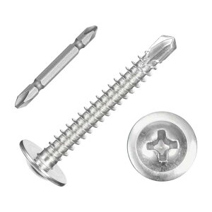 uxcell 200 #8x1-1/4" ȍU˂ 410XeX|\tȃh˂tbgwbhV[g^˂ Y ƋCp Vo[