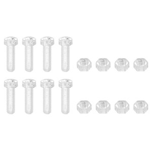 uxcell 8Zbg̃NAANlWLbg M6 x 20mm̊ۓ\t{gƘZpibg @BANZT[ dq@ DIYNtgp̃{gƃibgLbg