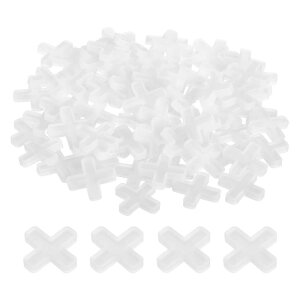 uxcell 300�̃^�C���X�y�[�T�[ 6mm 1/4 �N���X�`��̕Ǐ��^�C���X�y�[�T�[ �Z���~�b�N�^�C���{�H�p�H�� �z���C�g