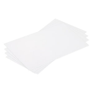uxcell A BS�v���X�`�b�N�V�[�g 7�C���` x 4�C���` x 0.02�C���` A BS�X�`�����V�[�g ���z���f��DIY�N���t�g�p�l�� �z���C�g 4��