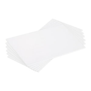 uxcell A BS�v���X�`�b�N�V�[�g 7�C���` x 4�C���` x 0.08�C���` A BS�X�`�����V�[�g ���z���f��DIY�N���t�g�p�l�� �z���C�g 6��
