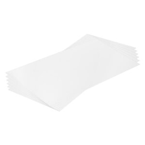 uxcell A BS�v���X�`�b�N�V�[�g 24�C���` x 12�C���` x 0.02�C���` A BS�X�`�����V�[�g ���z���f��DIY�N���t�g�p�l�� �z���C�g 6��