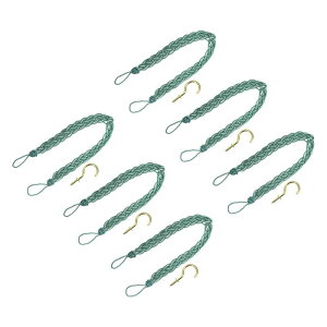 uxcell 6�� �J�[�e���^�C�o�b�N 58cm/23 �҂ݏグ��ꂽ�h���[�v�z�[���h�o�b�N�z���_�[�f�R���e�B�u���[�v�^�C�o�b�N �_�[�N��