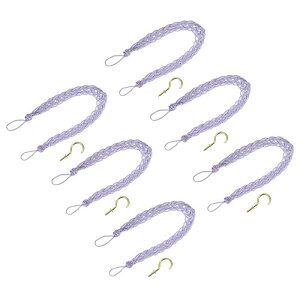 uxcell 6�� �J�[�e���^�C�o�b�N 58cm/23 �҂ݏグ��ꂽ�h���[�v�z�[���h�o�b�N�z���_�[�������[�v�^�C�o�b�N ���C�g�p�[�v��