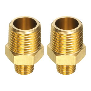 uxcell 2̐^JpCvp1/2" N PT x 1/4" N PTX^JZpjbvpCvA_v^[pCvjbvRlN^[ V[ IC Cp