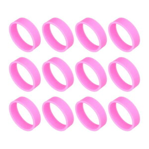 uxcell 12�� �V���R�[�����o�[�o���h 20mm/0.8���o�[�o���h�����O�P�[�u���^�C���͂Ȓe���o���h�m���X���b�v�R�[�h���b�s���O�o�b�O���b�v �s���N
