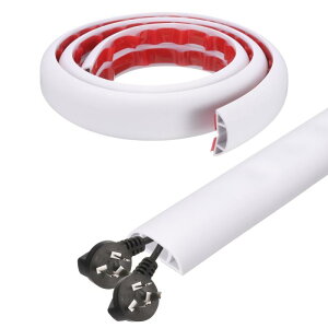 uxcell 4tB[gR[hJo[tA W0.6" x H0.33" `l PVC BP[utAC[nC_[C[Jo[veN^[ P[u ]|h~ P[uǗ zCg