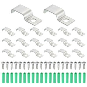 uxcell 5x15mm�X�g���b�v/�P�[�u���p20���胊�W�b�h�p�C�v�X�g���b�v �X�e�����X��U���`�P�[�u���X�g���b�v�N�����v �R���W�b�g ���C�� �R�[�h �p�C�v�Œ�p1�� ���t��