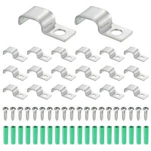 uxcell 6x12mm�X�g���b�v/�P�[�u���p30���� �����p�C�v�X�g���b�v �X�e�����X��U���`�P�[�u���X�g���b�v�N�����v �R���W�b�g ���C�� �R�[�h �p�C�v�Œ�p