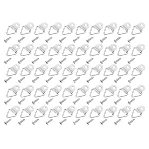 uxcell 50 Op`OsN`[nK[ 22x11mm t[݂艺pƃlW G ʐ^ t[|邽 tHgt[tbNŒn[hEFA Vo[