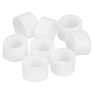 uxcell 150�� �V���R�[���S���o���h 5mm x 6.5mm �S���o���h�����O �P�[�u���^�C ���͂Ȓe���o���h �R�[�h�����t���p�o�b�O���b�v �z���C�g